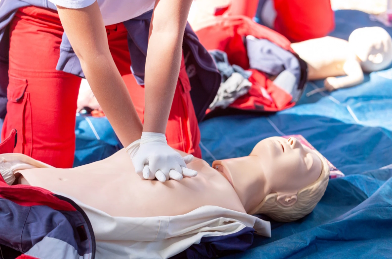 First aid at work. First Time Participants Course